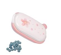 Dispensador de pastillas - Dispensador de pastillas portátil | Cortador de pastillâs múltiples | Cortadores y divisores de pastillâs 2 en 1 con dispensadores | Divisor de tabletas portátil para cortar