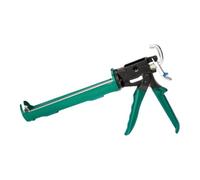 Dispensador de pegamento para adhesivo estructural y sellador de vidrio, pistola de calafateo de metal con diseño que ahorra trabajo, flujo suave y apagado automático, compatible con pegamento de