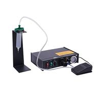 Dispensador de pegamento semiautomático dispensador neumático controlador semiautomático adhesivo máquina con medidor de presión de aire máquina de pegamento de precisión para pegamentos, resina epoxi