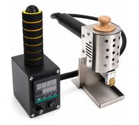 Dispensador de pegamento termofusible con control digital de temperatura, rodillo de precisión y capacidad de 50 ml para manualidades y proyectos de bricolaje (5 mm)