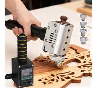 Dispensador de pegamento termofusible de 150 W con rodillos de 4 tamaños for pegar telas, embalajes y artículos de cuero.(150ml)