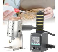 Dispensador de pegamento termofusible de mano, máquina de calefacción de adhesivos comerciales con pantalla digital, temperatura controlable de 50-220 ℃, 150 ml-40 mm para manualidades