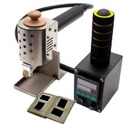Dispensador de pegamento termofusible, empuje manual con pantalla digital para manualidades y reparaciones, equipo de encolado de embalaje comercial, 150 ml