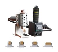 Dispensador de pegamento termofusible, máquina portátil de rodillo de pegamento termofusible de 50 ml/150 ml con control inteligente de temperatura para cuero, tela, artesanía y embalaje.(150ml)