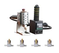 Dispensador de pegamento termofusible, máquina portátil de rodillo de pegamento termofusible de 50 ml/150 ml con control inteligente de temperatura para cuero, tela, artesanía y embalaje.(50ml)