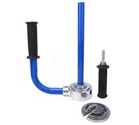 Dispensador de película de acero al carbono, herramienta manual dispensadora de película estirable, envolvedor de palets ajustable de 12 a 20 pulgadas con mango ergonómico para uso
