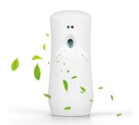 Dispensador de Perfume Automático, Dispensador de Ambientador Automático Automático de Fragancias Ambientador Aerosol Ajustable para Interior-dormitorio, Hotel, Oficina, Aseo, Coche (Blanco)