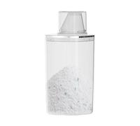 Dispensador de perlas elevadoras de perfume, contenedor de cápsulas de lavandería - Contenedor de polvo de lavado en forma de U,Portadetergente para ropa, organización de lavandería, transparente para