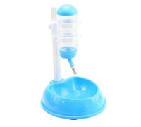 Dispensador de pie para mascotas: botella de altura ajustable, alimentador de agua automático, bebedero para animales pequeños, accesorio estable para mascotas | Solución de hidratación eficiente, per