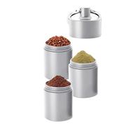 Dispensador De Píldoras | Aluminio Multi-Compartimentos Impermeable | Organizador Suplemento Dee Cajas De Piluless Portátiles | Para Oficina, Escuela, Viajes Al Aire Libre, Lle Camping, Rando