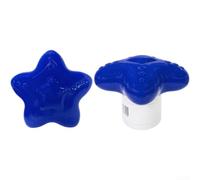 Dispensador de piscina de plástico flotante distribuidor para mantenimiento de agua, piscinas, spas, tiras reactivas, listas, 12,4 cm