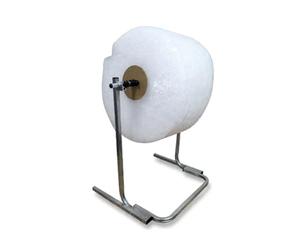 dispensador de plástico de burbujas, Dispensador de rollo plástico burbujas, soporte manual espuma, suelo derecho, plata, 20-150cm ancho(Width 80cm)