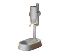 Dispensador De Plato De Agua para Perros | Bebedero con Altura Ajustable - 750ml Bebedero De Pie Antigoteo para Mascotas - para Animales Pequeños, Hámster, Ardilla, Erizo y Conejo