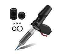 Dispensador de Precisión for Resina UV, Pistola de Pegamento Eléctrica, con Adaptadores de Montaje en Tarjeta de 10CC y 30CC/50CC y 5 Anillos de Sellado, Modos de Doble Agarre