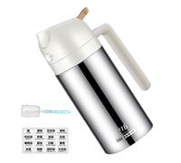 Dispensador de pulverizador de aceite,Botella dispensadora de pulverizador de aceite de oliva,Botella pulverizadora de aceite de oliva 2 en 1 - Botella pulverizadora de aceite de acero inoxidable, bot