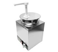 Dispensador de queso con bomba, calentador de queso comercial, temperatura ajustable para bufé, cocina, cafetería, fiesta en casa,