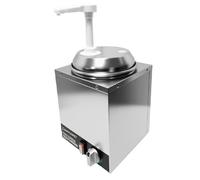 Dispensador de queso con bomba, calentador de queso comercial, temperatura ajustable para bufé, cocina, cafetería, fiesta en casa,