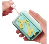Dispensador de recargable - ABS AS acero inoxidable 7x9x3cm | Estuche de almacenamiento de automático organizador portátil de limpieza | For Gym Travel Home And Daily