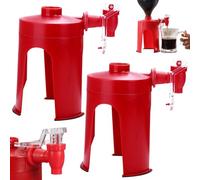 Dispensador de refrescos, Dispensador de botella de soda de plástico de plástico de 2 piezas con grifo, dispensador de refrescos a prueba de fugas, dispensador de bebidas sin toque sin toque para bar