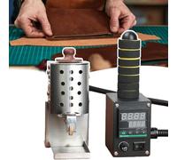 Dispensador de rodillo de pegamento, aplicador comercial para unión de tela y cuero, temperatura ajustable de 50 a 220 °C, adecuado para uso industrial