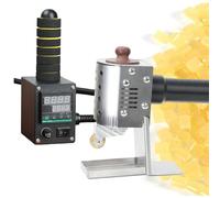 Dispensador de rodillos de pegamento termofusible, máquina de encolado comercial para embalaje de tela, unión de cuero, temperatura ajustable de 50 a 220 °C, aplicador de pegamento industrial de 150