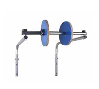 Dispensador de rollo de plástico de burbujas, soporte de pared para embalaje, mudanzas y envíos, fabricado en acero(50cm)