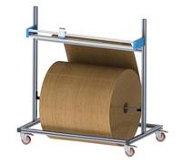 Dispensador de Rollos BubbWrap, Soporte Vertical Comercial para Embalaje de algodón, Soporte Manual para Film de Embalaje de Espuma BubbCush, Adecuado para logística de fábricas de Taller
