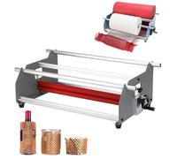 Dispensador de rollos de papel ajustable, soporte de doble eje para embalaje a prueba de golpes, control manual de estanqueidad para un embalaje y organización eficientes, fácil de usar