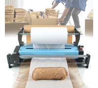 Dispensador de rollos de papel de embalaje de nido de abeja Dispensador automático de papel de embalaje de nido de abeja Máquina para portarrollos de papel Kraft para uso personal e industrial (B )