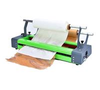 Dispensador de rollos de papel de panal, máquina eléctrica de estiramiento de papel de panal, velocidad de hasta 8 m/min, ancho máximo de 51 cm, expulsión automática de papel, para negocios