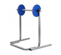 Dispensador de rollos de plástico de burbujas - Soporte vertical para amortiguación de burbujas para embalaje, mudanzas y protección de envíos, acero, azul(40cm/15.7in)