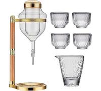 Dispensador de sake y decantador de whisky, servidor helado para bourbon, vodka, tequila, ideal para bar en casa y fiestas