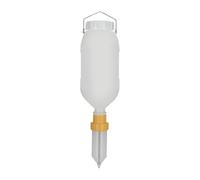 Dispensador de salsa colgante de 2,5 L, botella de ketchup, botella exprimible para condimentos, dispensador de salsa recargable a prueba de fugas para aderezos, aceites y salsas