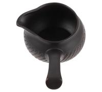 Dispensador de Salsa de Cerámica 190ml con Asa y Boquilla | Vertido sin Goteo, Agarre Antideslizante, Boca Ancha, para Restaurante y Emplatado Profesional