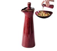 Dispensador de Salsa de Soja en Botella,12 Cl Tarro De Cerámica Japonesa,Botella De - Para Cocina Condimento Cocinar Condimentos Miel Despensa Plan De Trabajo Casa Restaurante