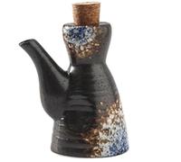 Dispensador de salsa de soja, recipiente de cerámica tradicional para aceite, vinagre y jarabe, utensilio de cocina japonés