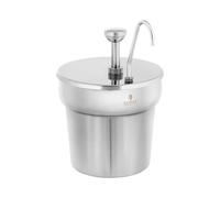 Royal Catering RCSW-09 dispensador de salsa Acero inoxidable 6,6 L Dispensador dispensador Dispensador de mostaza