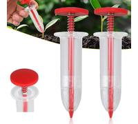 Dispensador de Semillas de 2 uds, Herramienta de sembradora de siembra Mini Seedmaster, sembradora Manual de Plantas de Flores de jardín para siembra hortícola