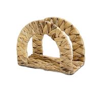 Dispensador de servilletas de papel - Soporte de jacinto de agua de 18x9x13 cm, carrito tejido de granja | Organizador de almacenamiento vertical para encimeras de cocina, baños, bodas, fiestas y deco