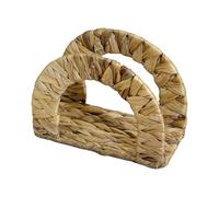 Dispensador de servilletas de papel - Soporte de jacinto de agua de 18x9x13cm, carrito de granja tejido | Organizador de almacenamiento vertical para encimeras de cocina, baños, bodas, fiestas y