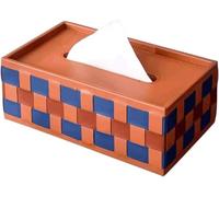 Dispensador de servilletas rectangular piel for caja pañuelos, 24 x 14 9,5 cm