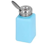 Dispensador de solventes ESD Cuadrado de 200 ml, Botella dispensadora antiestática Segura con Tapa de Acero Inoxidable, Ideal para isopropílico y líquidos industriales, diseño de