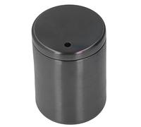 Dispensador de soporte de palpín de acero inoxidable, recipiente en espesor de recipiente de recipiente para la cocina, estuche para la mesa, restaurante, viaje (El verdadero color del acero.) (Negro)