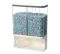 Dispensador de suavizante, Soporte para Bombas en Forma de Granos de arroz, con de Sellado de Silicona, Recipiente para suavizante | para Uso en el hogar, baño, Ducha y