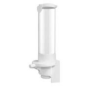 Dispensador de tazas de cartón | Dispensador de taza con botón | Puerto de taza para enfriador de agua para el peso ligero adecuado para tazas con 7 onzas o tierra,