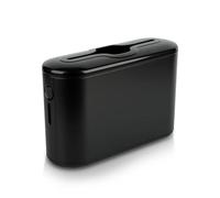 Dispensador de Toallas de Mano Entreplegadas para Mostrador, Dispensador de Papel Secamanos para Toallas Z/Intercaladas, Base Antideslizante Gran Capacidad para Cocina, Baño, Hotel (Negro)