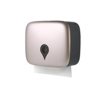 Dispensador de toallas de papel multipliegue, para montaje en pared, con botón, dispensador de toallas de mano, dispensador de papel higiénico impermeable para papel de triple pliegue/plegado en C/Z