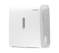 Dispensador de toallas en rollo Clear+ CWS, H x A x P 400 x 390 x 600 mm