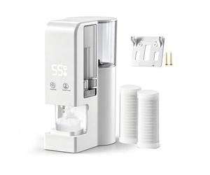Dispensador de toallas faciales calientes, calentador de toallas desechables, máquina automática para calentar toallas comprimidas, calefacción rápida (5 segundos) con 40 toallitas, calentador