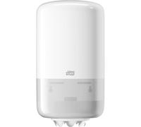 Tork 558000 Dispensador mini de alimentación central Elevation/Soporte de papel mecha compatible con el sistema M1 / Blanco